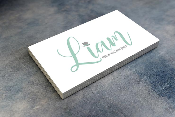 Lina Design Geboortekaartje Liam