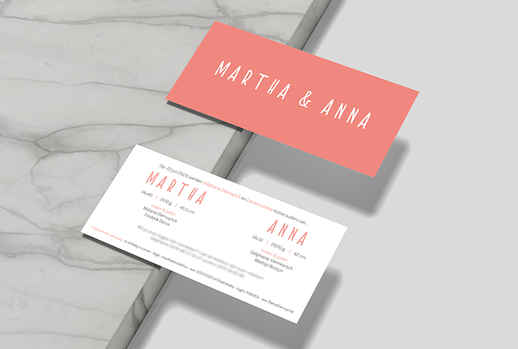 Lina Design Geboortekaartje Miel